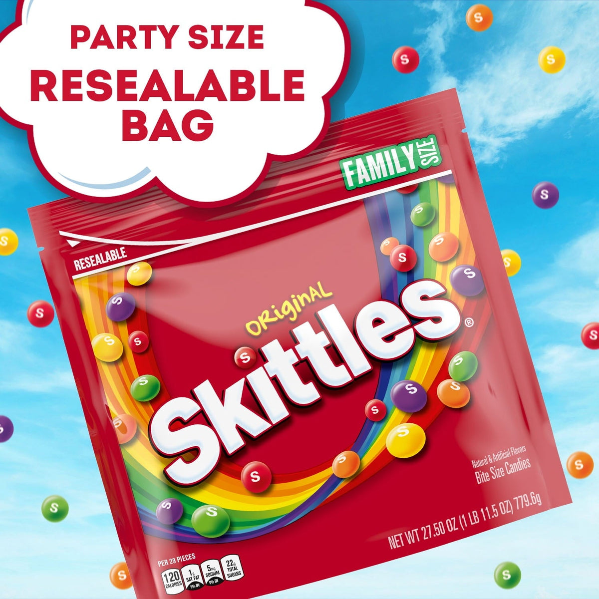 Skittles Original Bolsa Familiar 780 g