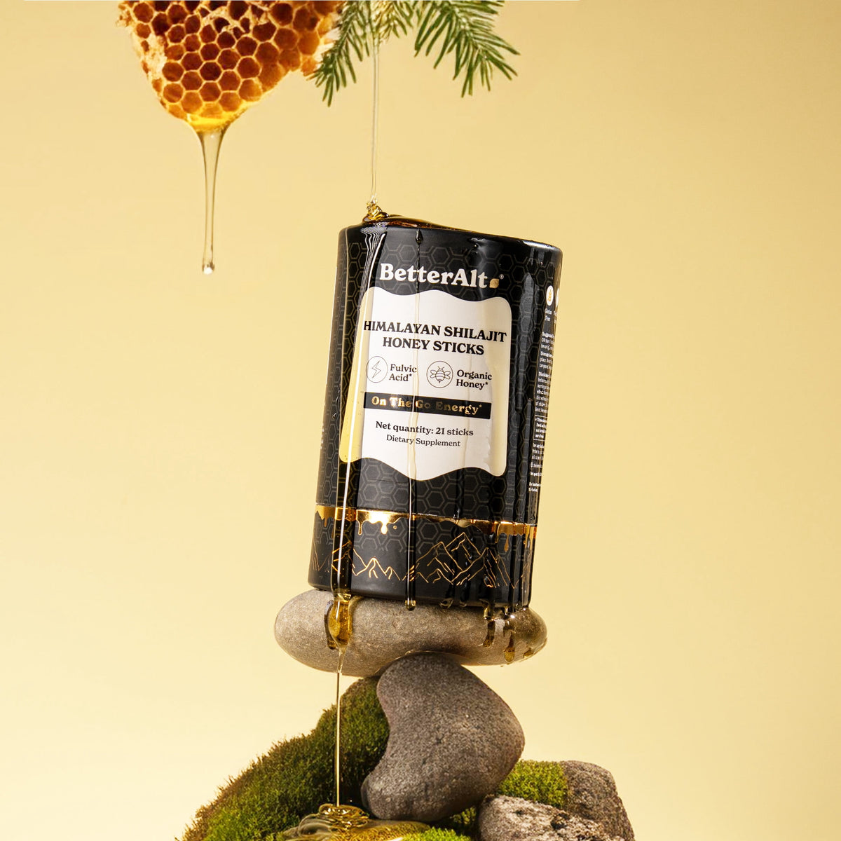 Better Alt Shilajit Con Miel 21 Sobres