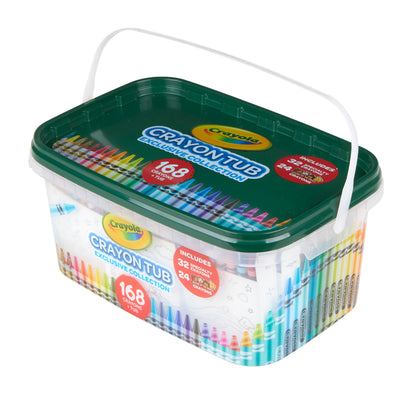 Crayola Crayolas 168 Piezas Con Bote Organizador