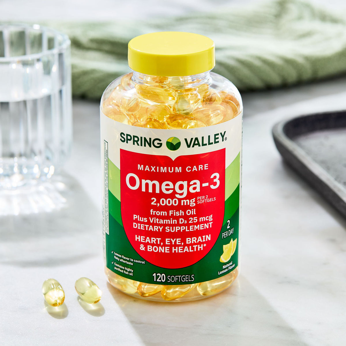 Spring Valley Maximum Care omega 3 2000 mg 120 cápsulas