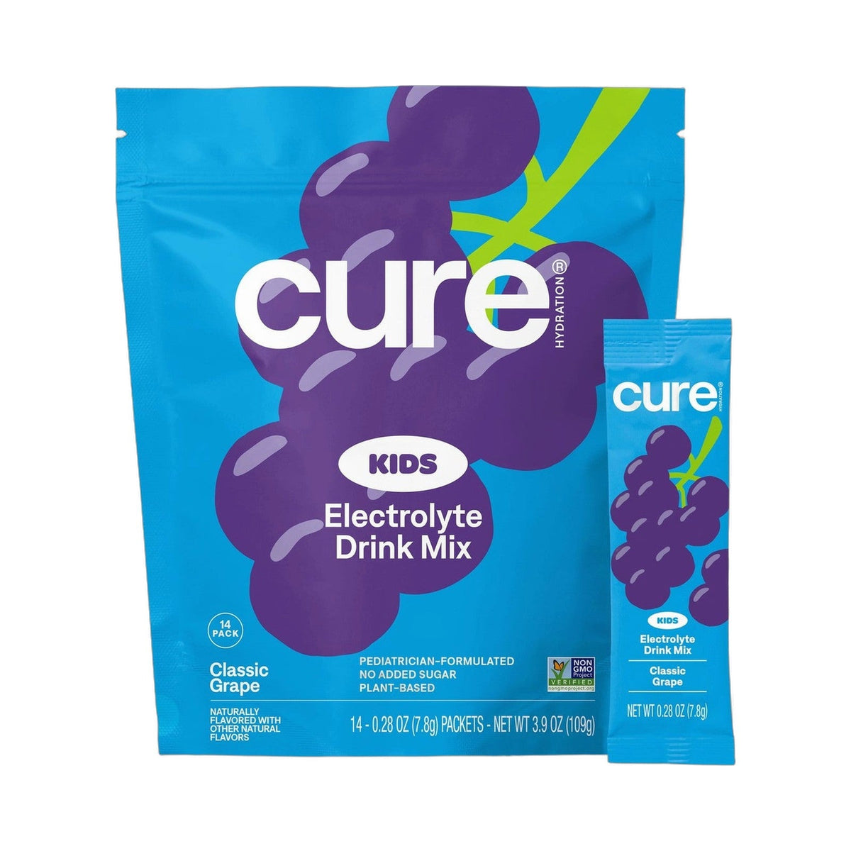 Cure Hydration Electrolitos En Polvo Uva