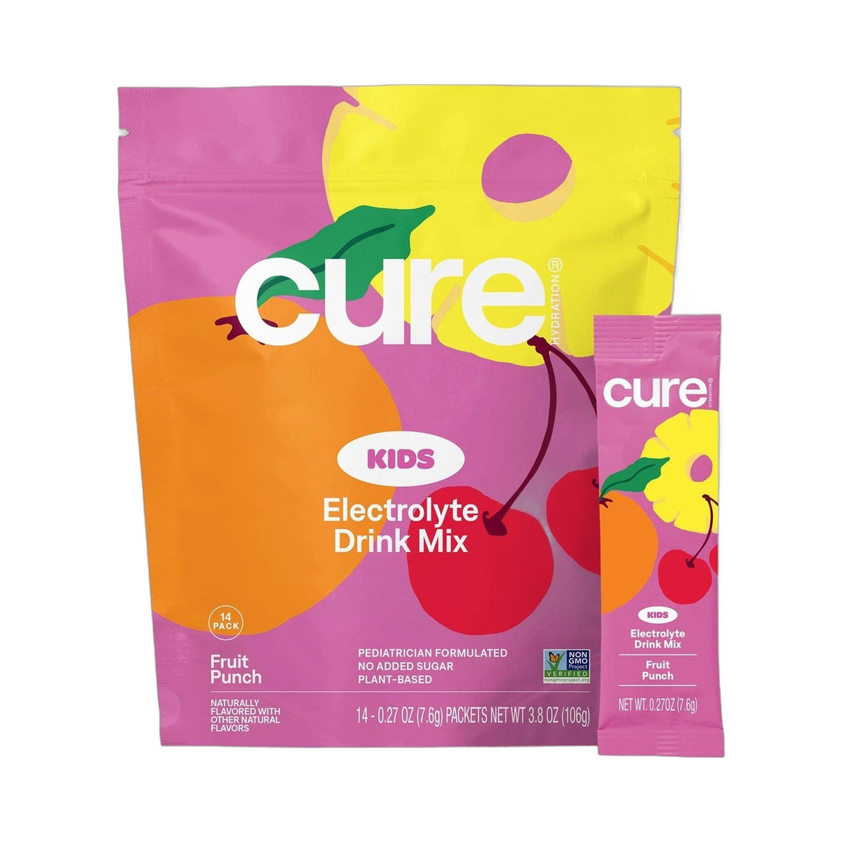 Cure Hydration Electrolitos En Polvo Ponche De Frutas