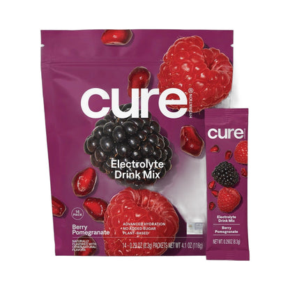 Cure Hydration Electrolitos En Polvo Frutos Rojos Y Granada