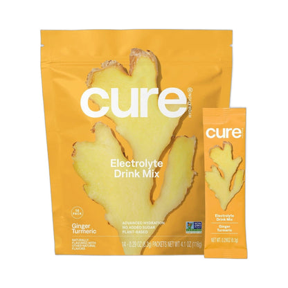 Cure Hydration Electrolitos En Polvo Jengibre Y Cúrcuma