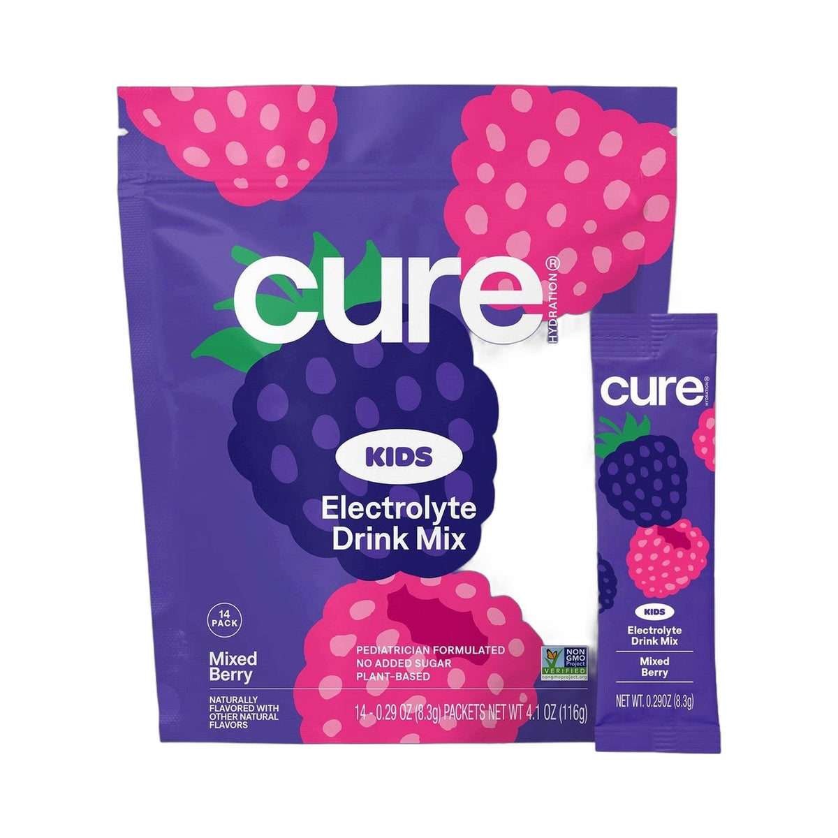 Cure Hydration Electrolitos En Polvo Frutos Rojos