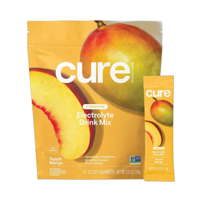 Cure Hydration Electrolitos En Polvo Durazno Y Mango