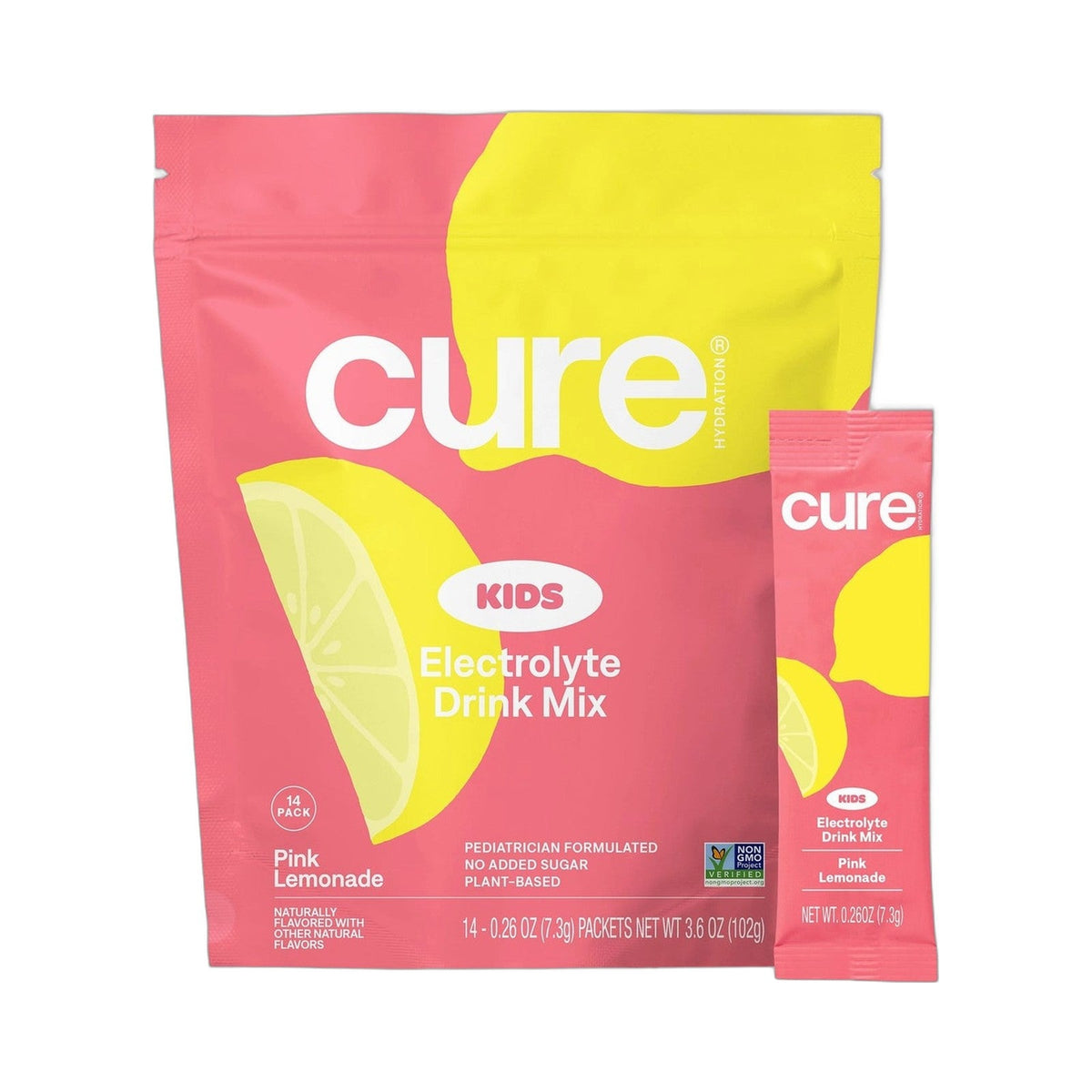 Cure Hydration Electrolitos En Polvo Limonada Rosa