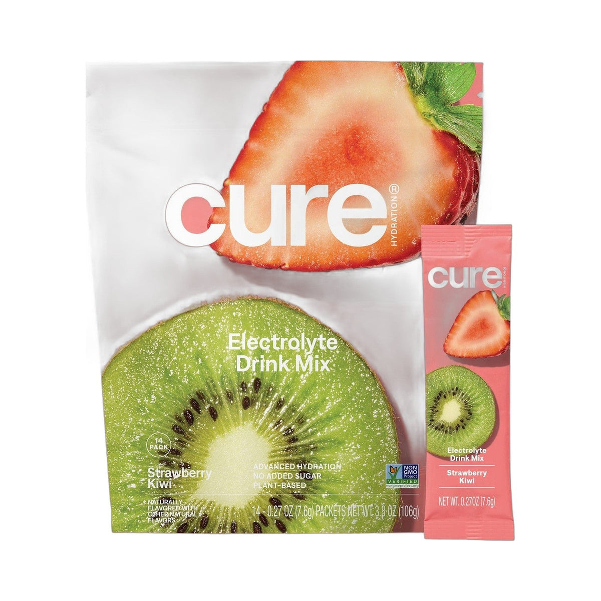 Cure Hydration Electrolitos En Polvo Fresa Kiwi