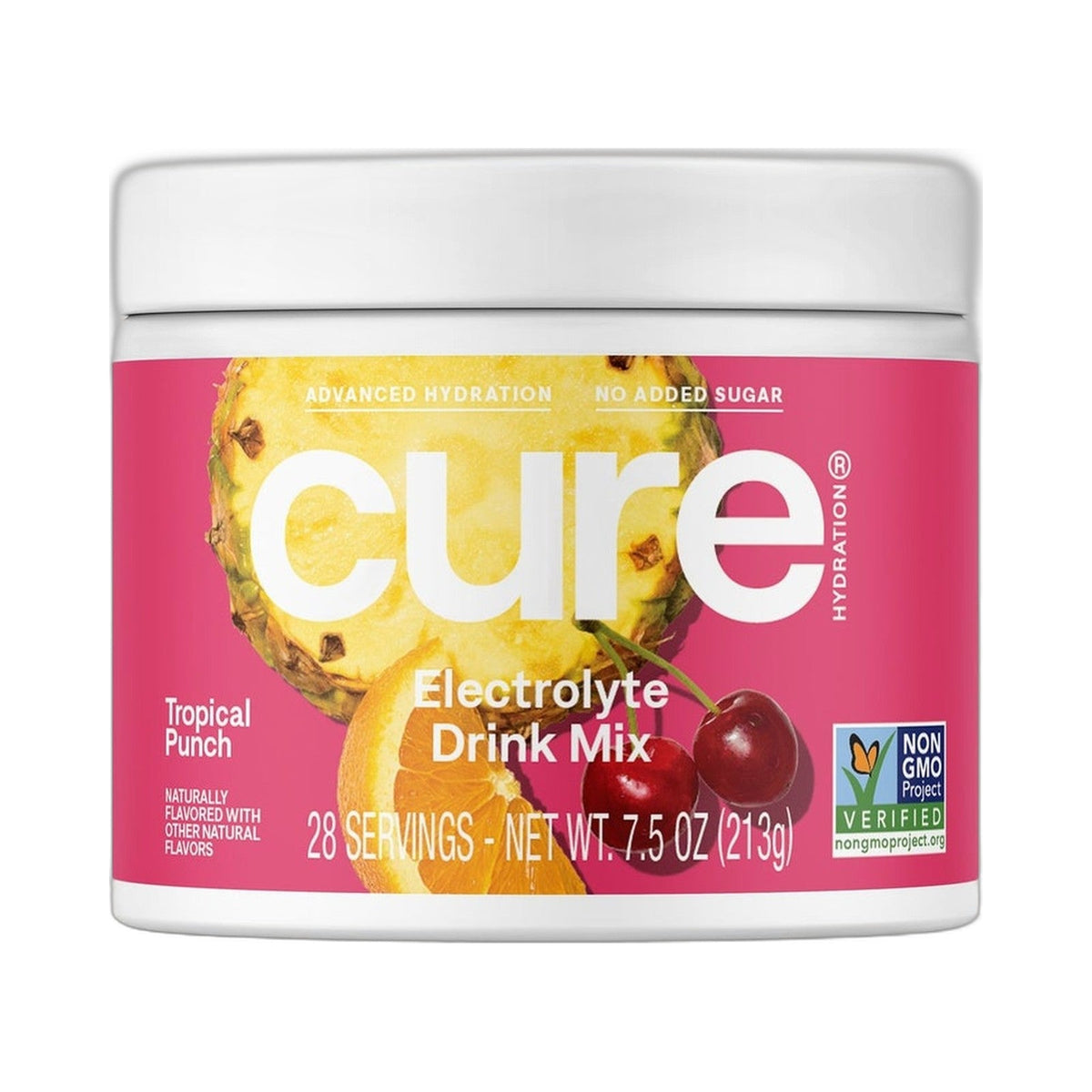 Cure Hydration Electrolitos En Polvo Ponche Tropical Bote Grande