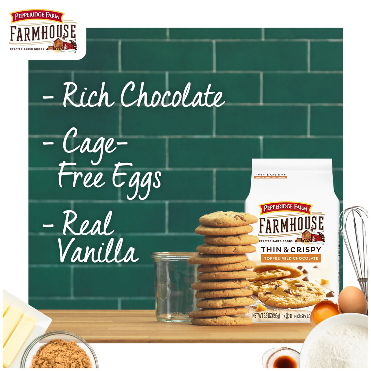 Regalo Pepperidge Farmhouse Choc Leche 196g X2