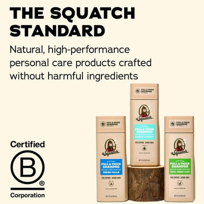 Dr. Squatch champú Full & Thick Fresh Falls 11 fl oz