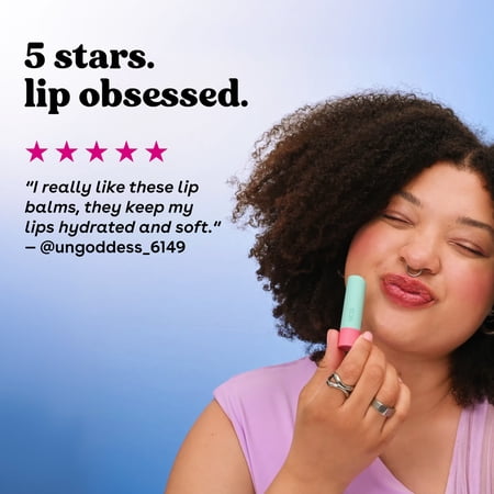 eos bálsamos labiales surtido frutal 4 piezas de 0.14 oz