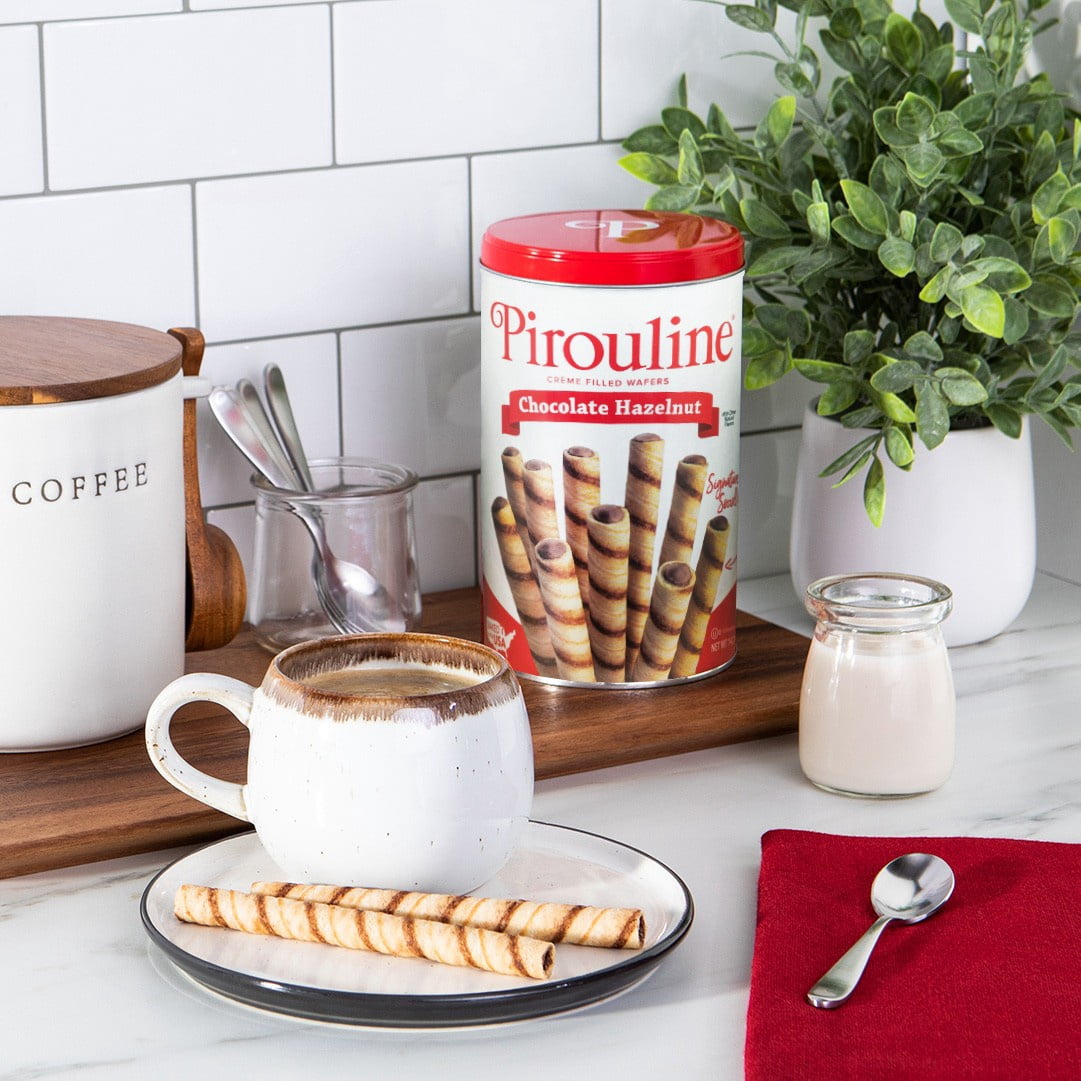 Regalo Pirouline Galletas Rellenas Avellana Lata 400g X2