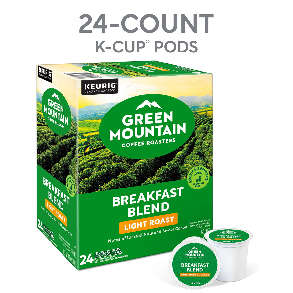 Café Green Mountain Breakfast Blend K-Cup 24 Pack 2