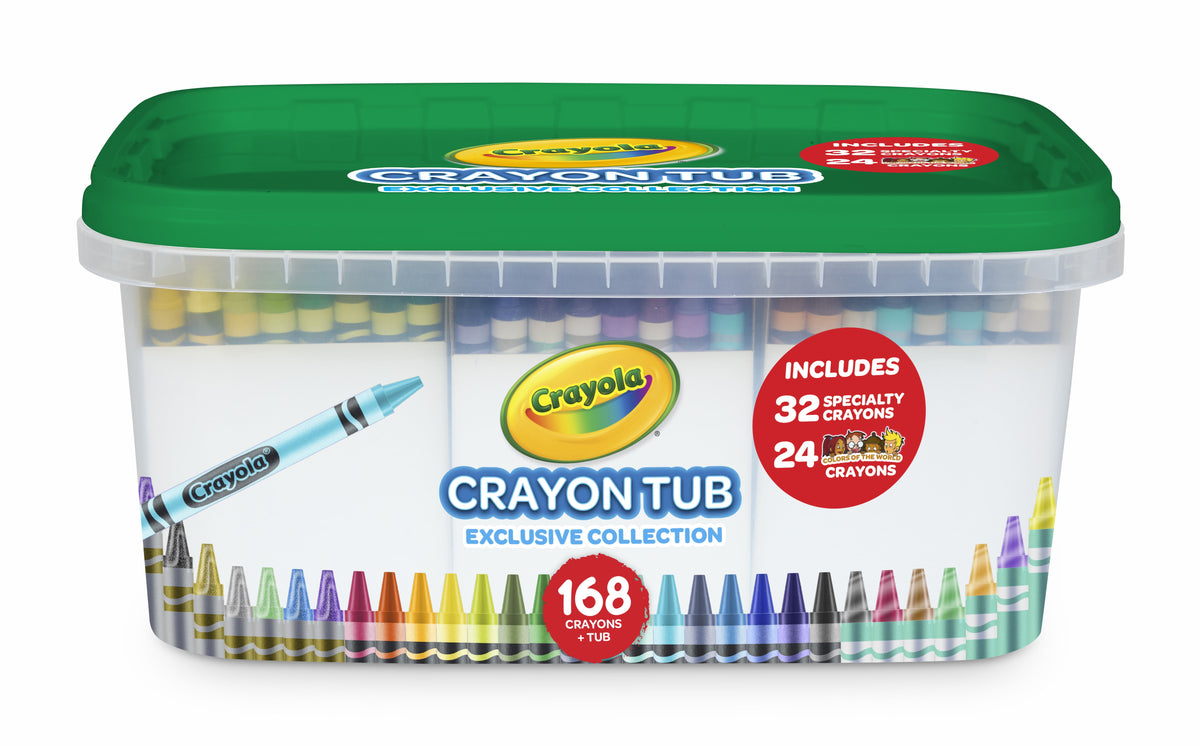 Crayola Crayolas 168 Piezas Con Bote Organizador