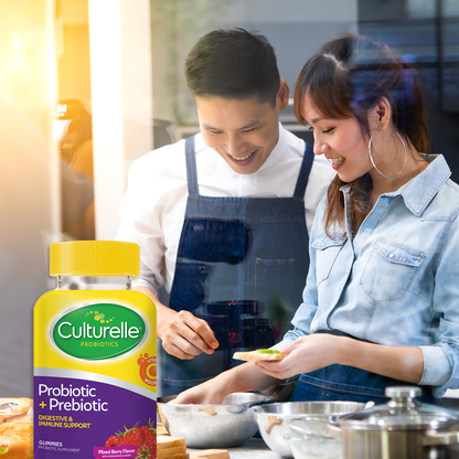 Culturelle probiótico prebiótico frutos rojos 52 ct