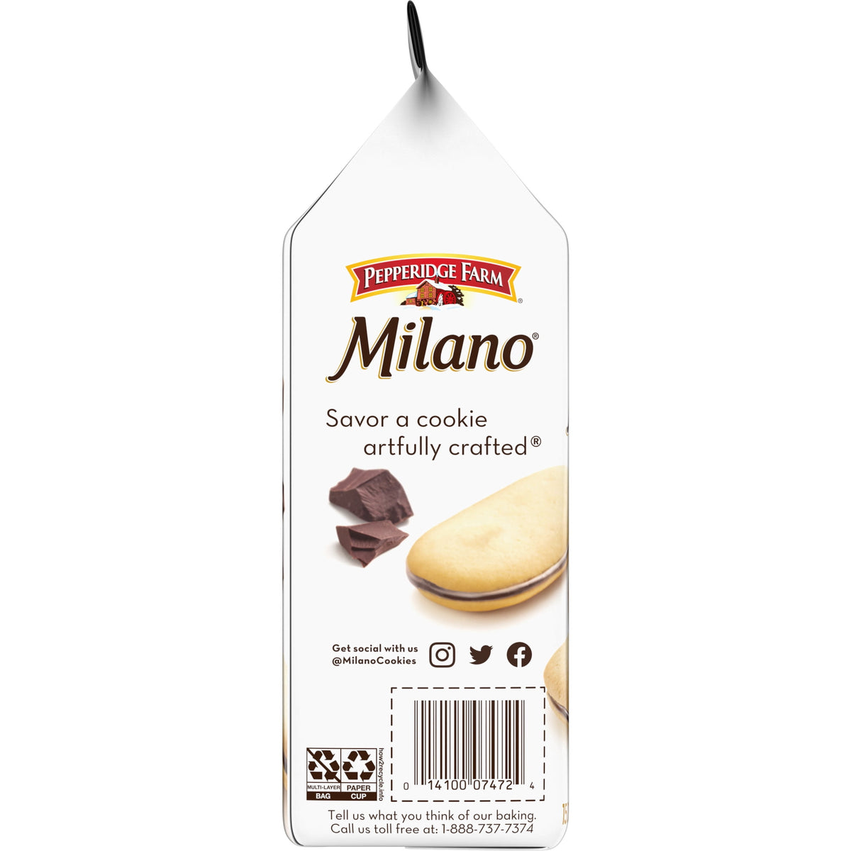 Regalo Pepperidge Milano Doble Choc Oscuro 213g X2