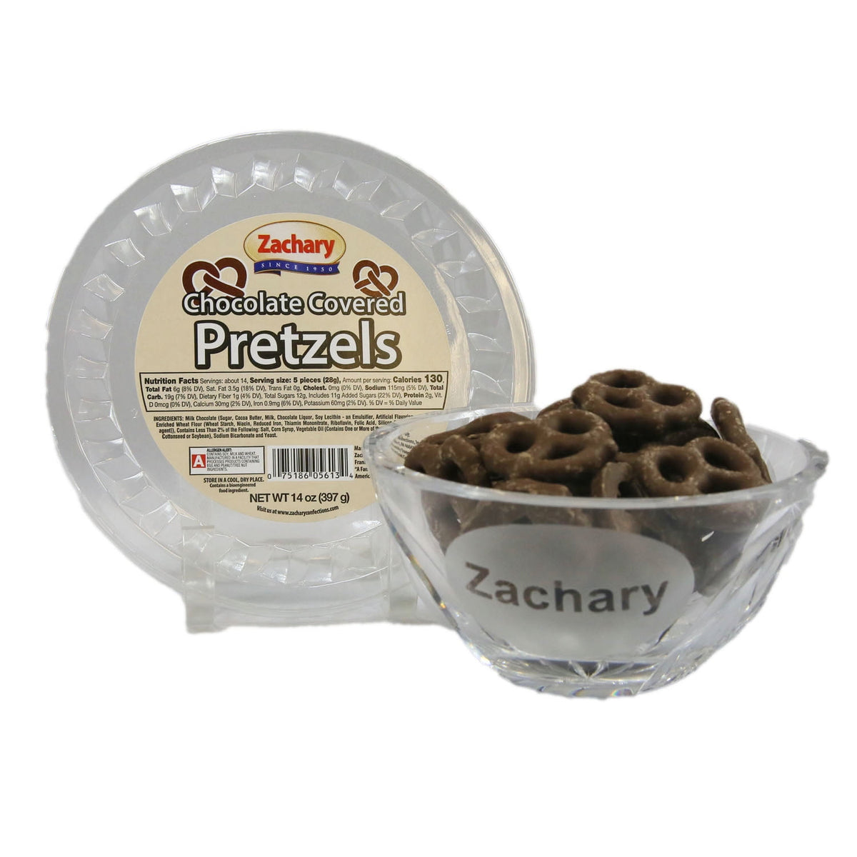 Zachary Pretzels Cubiertos De Chocolate Con Leche Paquete
