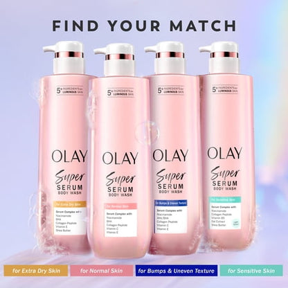 Olay Super Serum gel de baño piel muy seca 28 fl oz