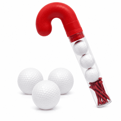 Set De Regalo Golf Navidad 3 Pelotas Y 10 Tees GBM