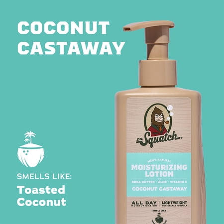 Dr. Squatch loción corporal Coconut Castaway 10 fl oz