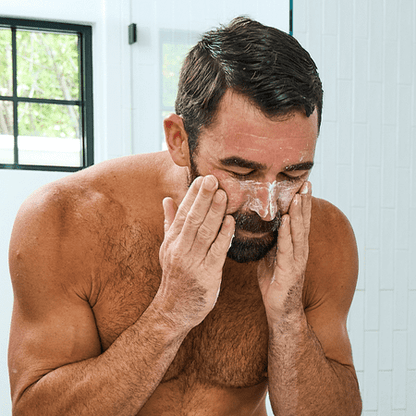 Dr. Squatch Mens Natural Exfoliating Face Wash, Paraben & Sulfate Free Face Wash for Men, Fresh Falls, 4 fl Oz"