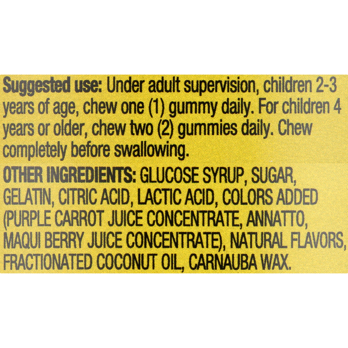 Equate multivitamínico infantil frutas 190 ct
