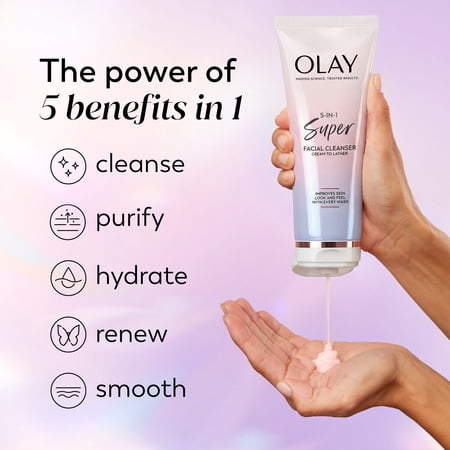 Olay Super limpiador facial hidratante 6.7 fl oz