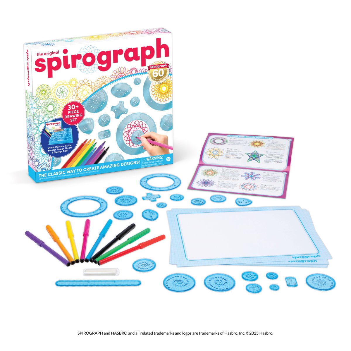 Spirograph Kit De Dibujo Original Con Plumones