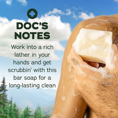 Dr. Squatch Men's Soap, Natural Bar Soap for Men, Bay Rum, 5 oz