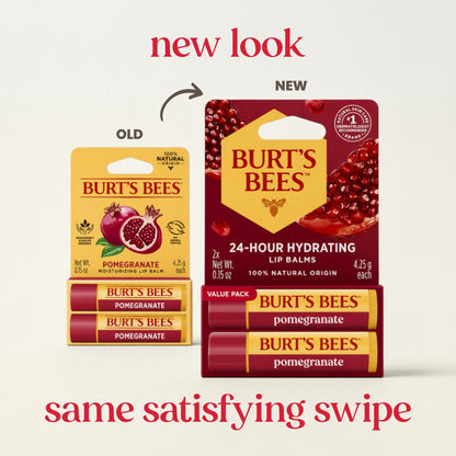 Burt's Bees Bálsamo Labial Granada 2 Piezas