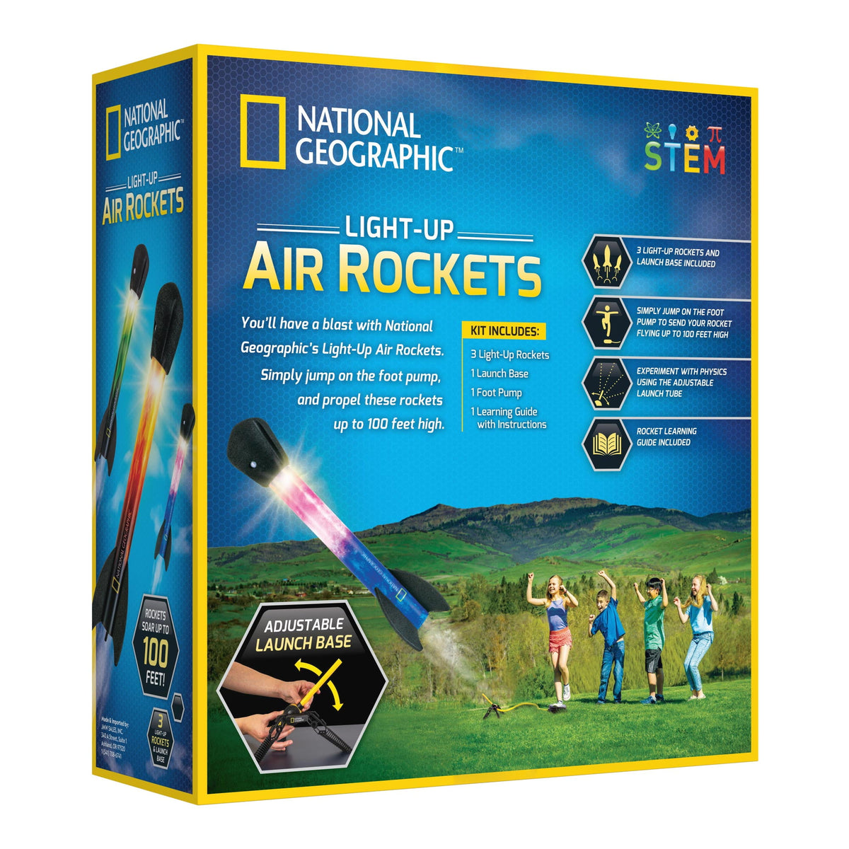 National Geographic Cohetes De Aire Con Luz Para Niños