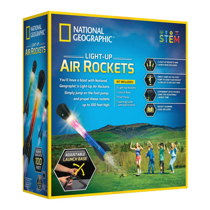 National Geographic Cohetes De Aire Con Luz Para Niños