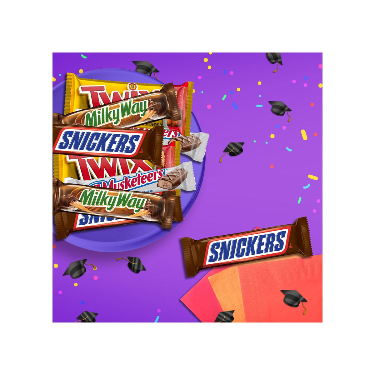 Snickers Twix Milky Way Chocolates Surtidos 18 Barras