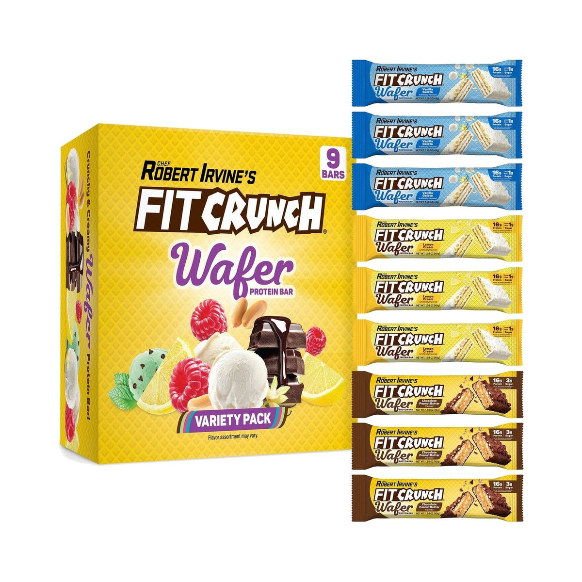FITCRUNCH Wafers De Proteína Surtidos