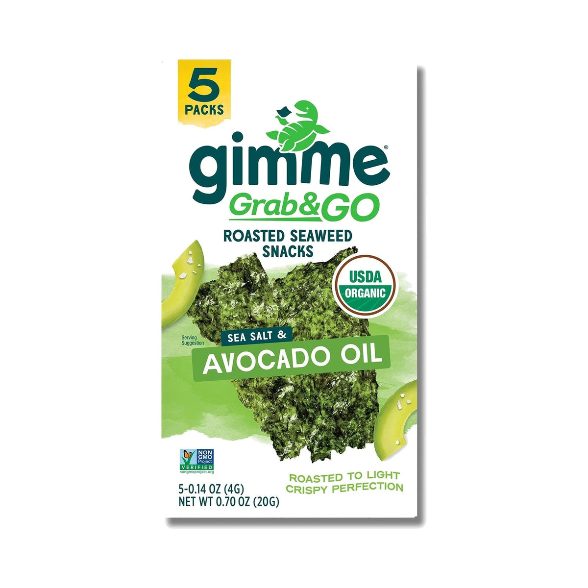 gimMe Grab & Go Alga Marina Tostada Aceite De Aguacate