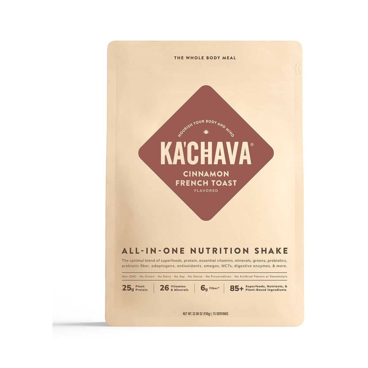 Ka'Chava Malteada Superfood Pan Francés Con Canela 15 Porciones