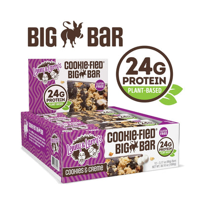Lenny & Larry's Barra Cookie-fied Cookies & Creme 12 Piezas