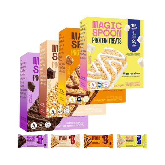 Magic Spoon Barras De Cereal Con Proteína Surtidas 4 Cajas