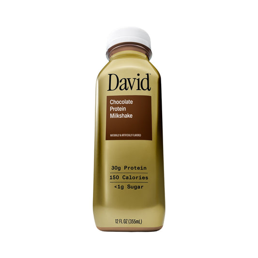 David Protein Malteada De Proteína Chocolate 12 Botellas 355 ml