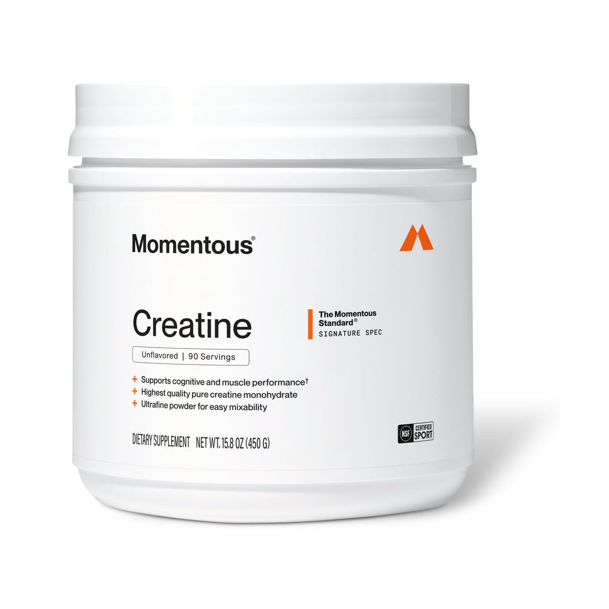 Momentous Creatina Monohidratada · 90 porciones