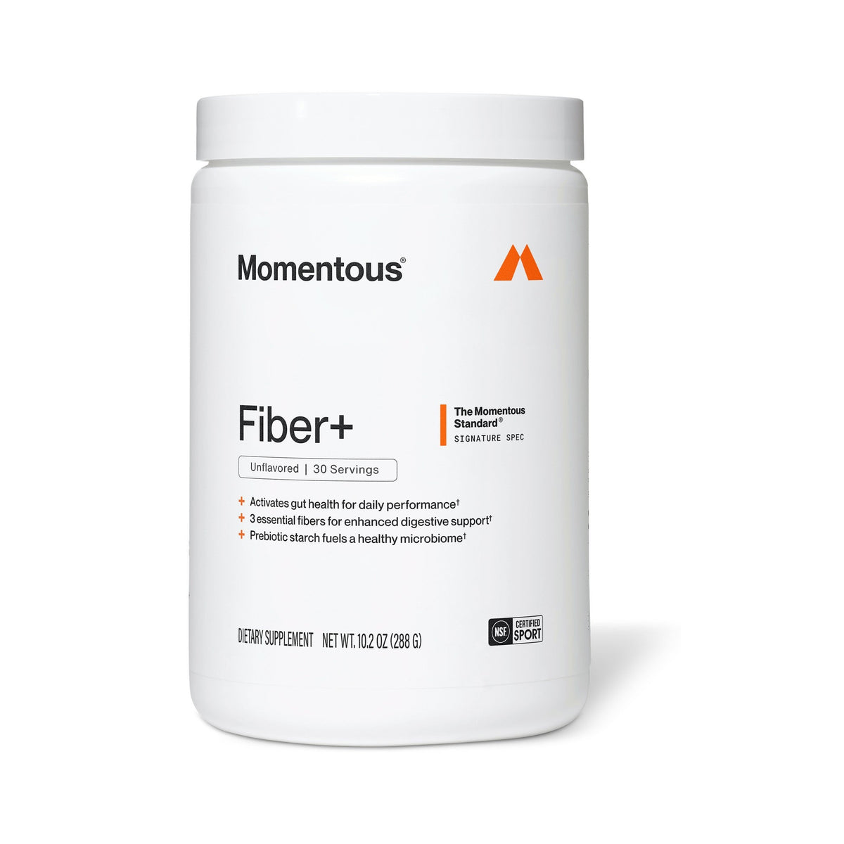 Momentous Fiber+ · Fibra en Polvo