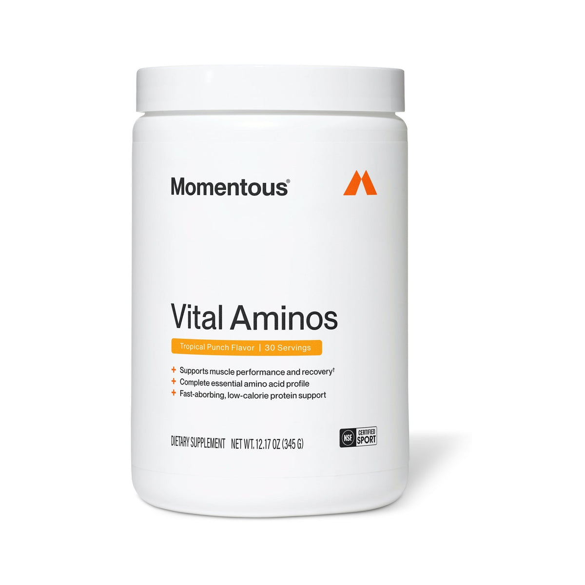 Momentous Vital Aminos · Aminoácidos Esenciales