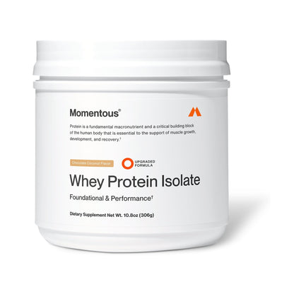 Momentous Proteína Whey Isolate Flavor Series