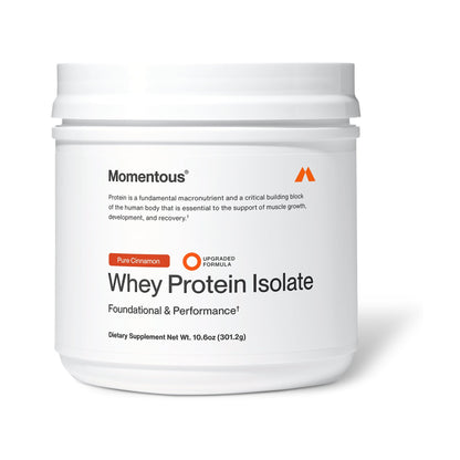 Momentous Proteína Whey Isolate Flavor Series