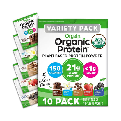 Orgain Proteína Vegetal Orgánica Sobres Individuales Surtidos