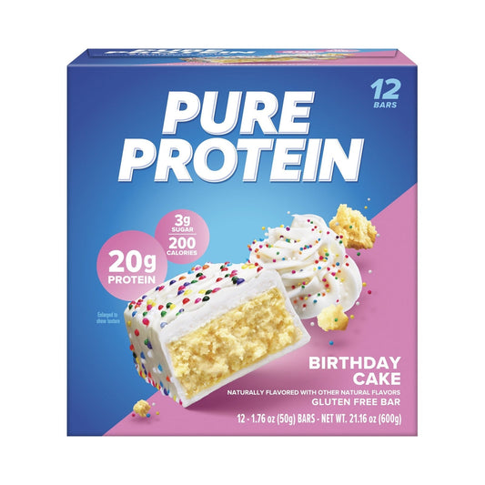 Pure Protein Barra De Proteína Pastel De Cumpleaños