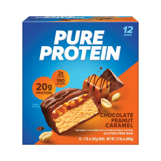 Pure Protein Barra De Proteína Chocolate, Cacahuate Y Caramelo