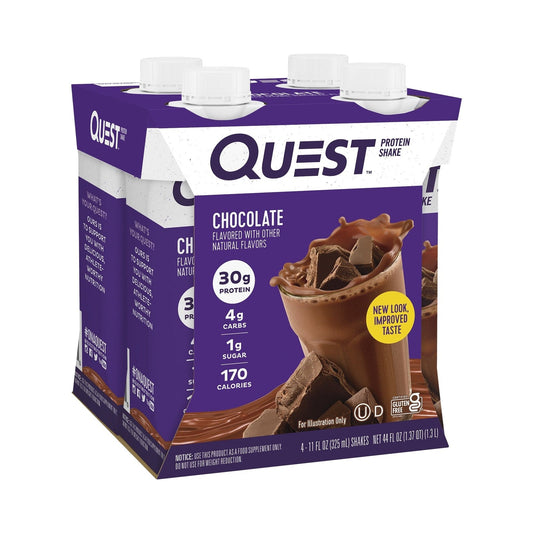 Quest Malteadas De Proteína Chocolate Listas Para Tomar