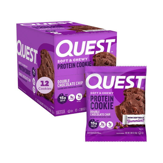 Quest Galletas De Proteína Doble Chispa De Chocolate